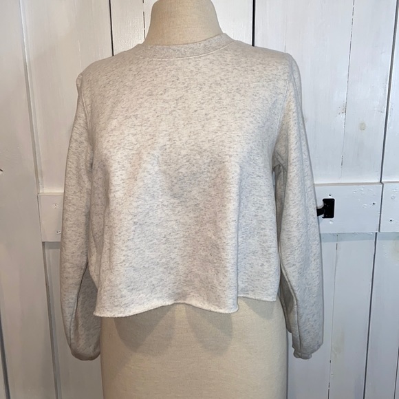 & Other Stories Tops - & Other Stories Cropped Crewneck Sweatshirt